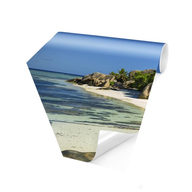 Carte da parati moderne Spiaggia da sogno Seychelles