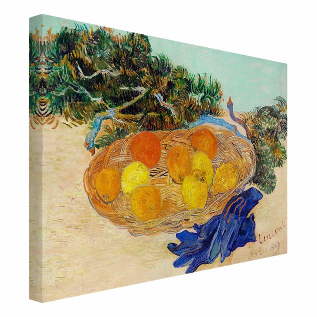 Quadri gialli Van Gogh - Natura morta con arance