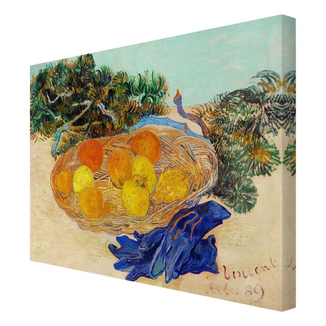 Quadri su tela Van Gogh - Natura morta con arance