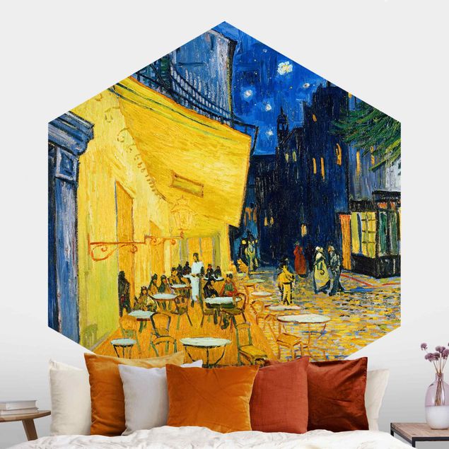 Quadri Impressionismo Vincent van Gogh - Terrazza di un caffè di notte