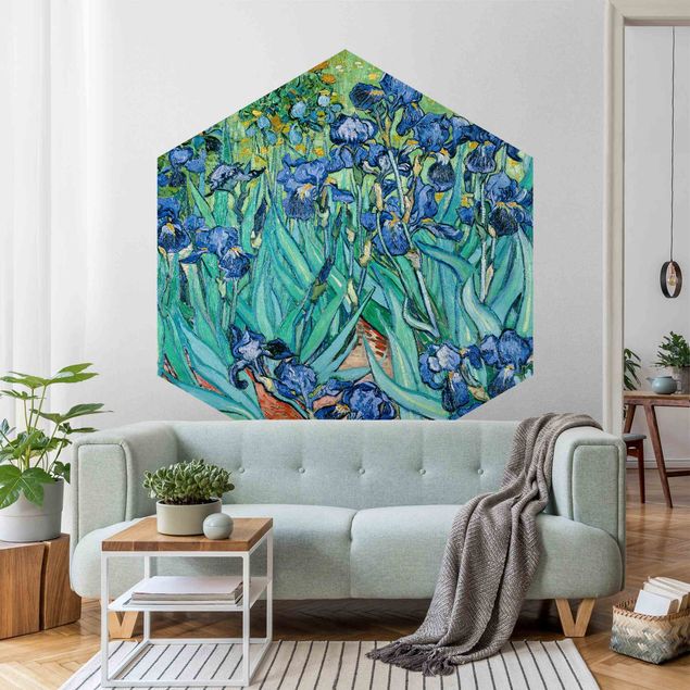 Quadro post impressionista Vincent Van Gogh - Iris