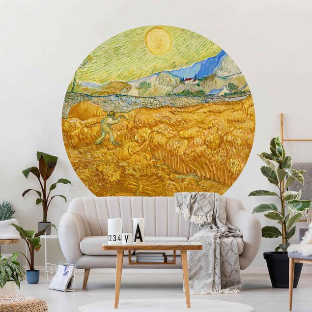Quadri puntinismo Vincent Van Gogh - Il raccolto, il campo di grano