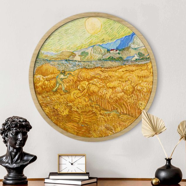 Quadri Impressionismo Vincent Van Gogh - Il raccolto, il campo di grano