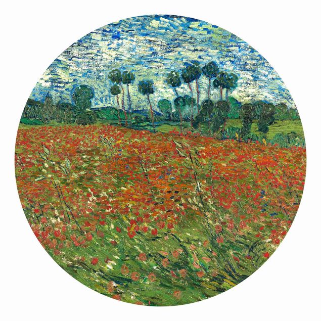 Post impressionismo quadri Vincent Van Gogh - Campo di papaveri