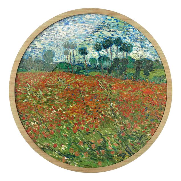 Riproduzioni Vincent Van Gogh - Campo di papaveri