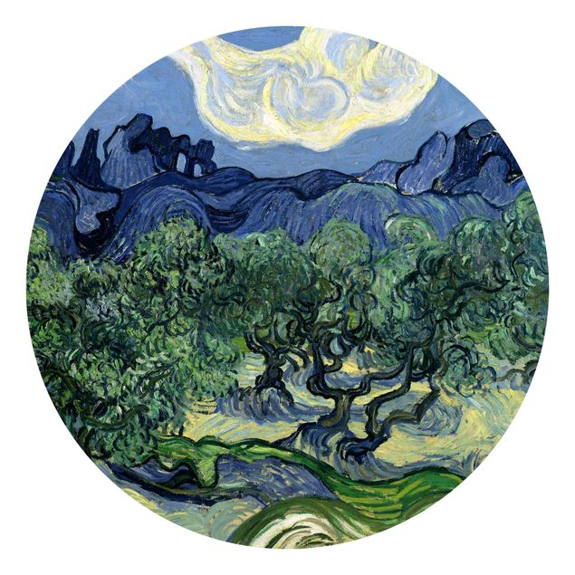Carta da parati adesiva Vincent Van Gogh - Alberi di ulivo