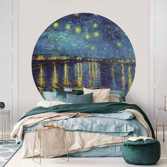 Quadri Impressionismo Vincent Van Gogh - Notte stellata sul Rodano