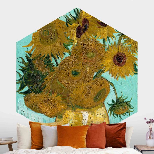 Carte da parati con girasoli Vincent van Gogh - Girasoli