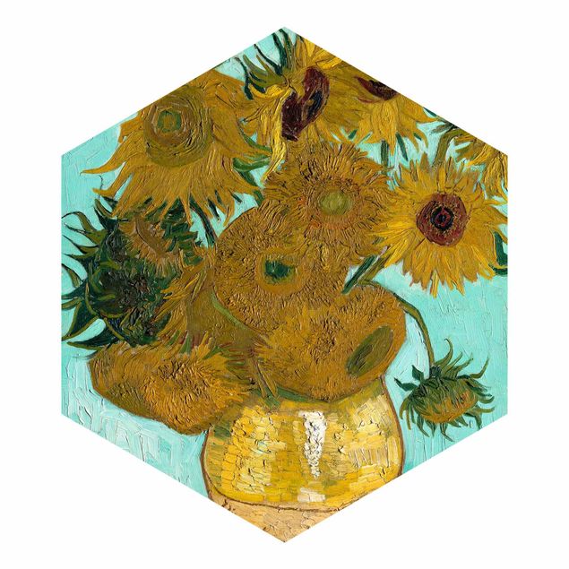 Carta parati adesiva Vincent van Gogh - Girasoli