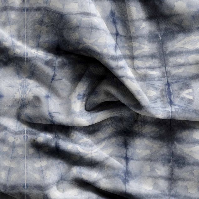 tende per finestre Batik vintage - Blu