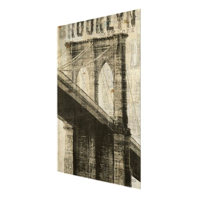 Quadri Vintage NY Ponte di Brooklyn