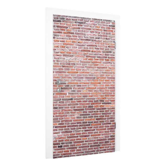 Carta da parati mattoni Red Brick Wallpaper - Brick Wall in Amsterdam
