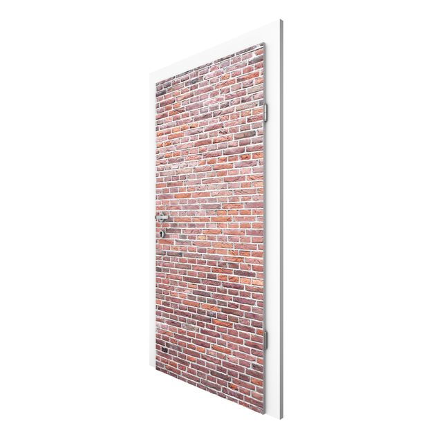 Carte da parati 3d Red Brick Wallpaper - Brick Wall in Amsterdam