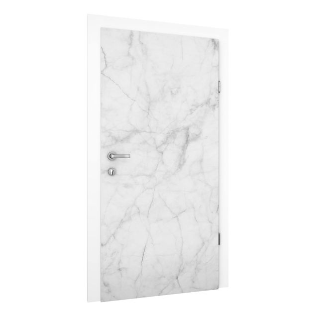 Carta parati effetto marmo Bianco Carrara