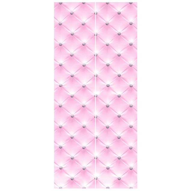 Carta da parati con disegni Diamante rosa chiaro di lusso