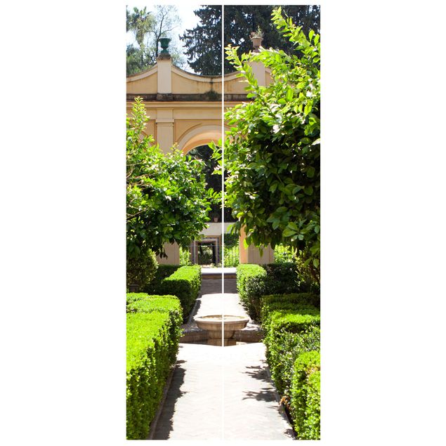 Carta da parati online Sentiero del giardino dell'Alhambra