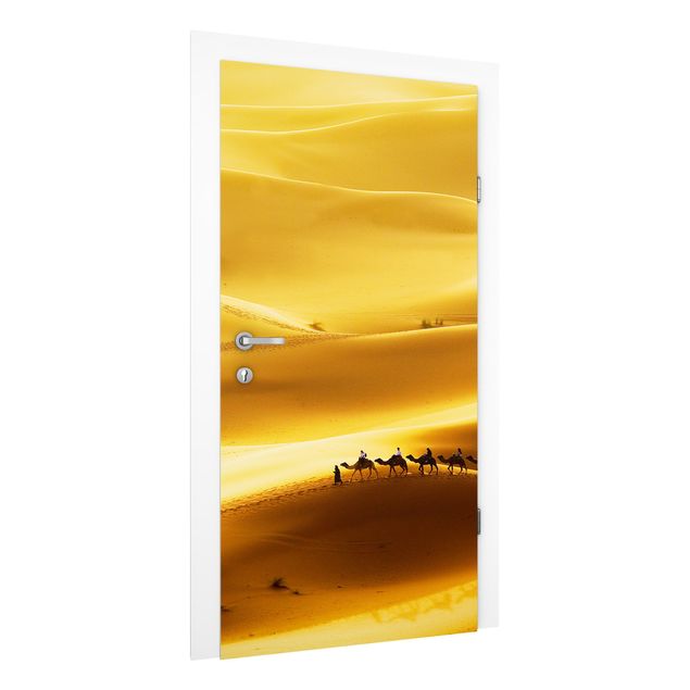Carta da parati deserto Dune d'oro