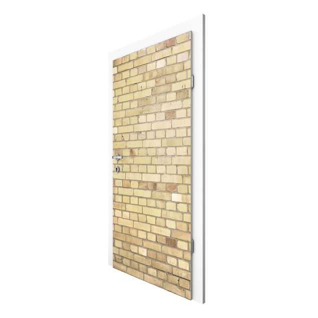 Carta da parati 3d Brick Effect Wallpaper - Pale Brick Wall