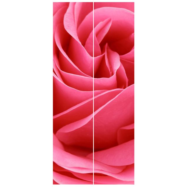 Carte da parati floreali Rosa lussuriosa