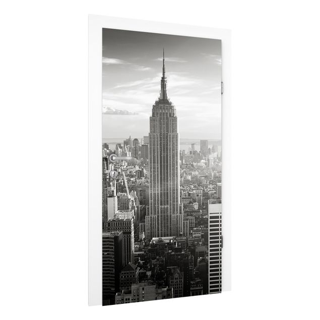 Carte da parati per porte architettura e skylines Skyline di Manhattan