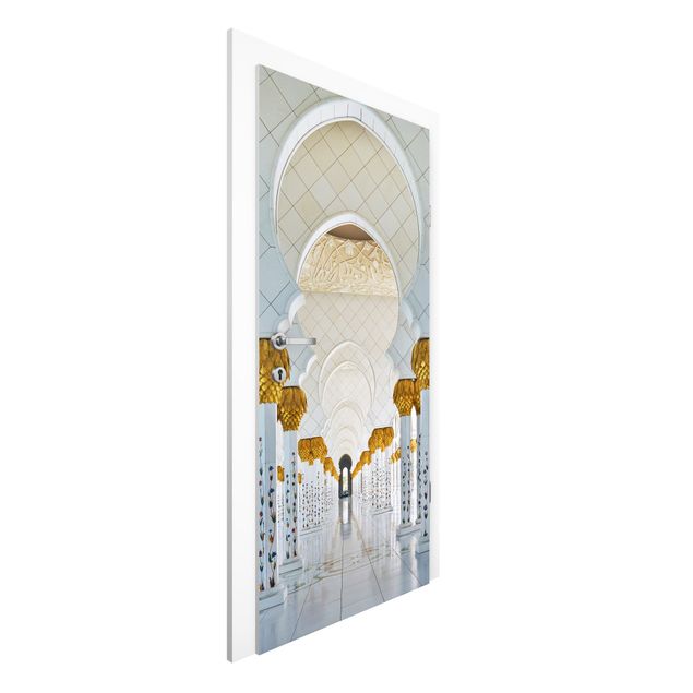 Carte da parati 3d Moschea di Abu Dhabi