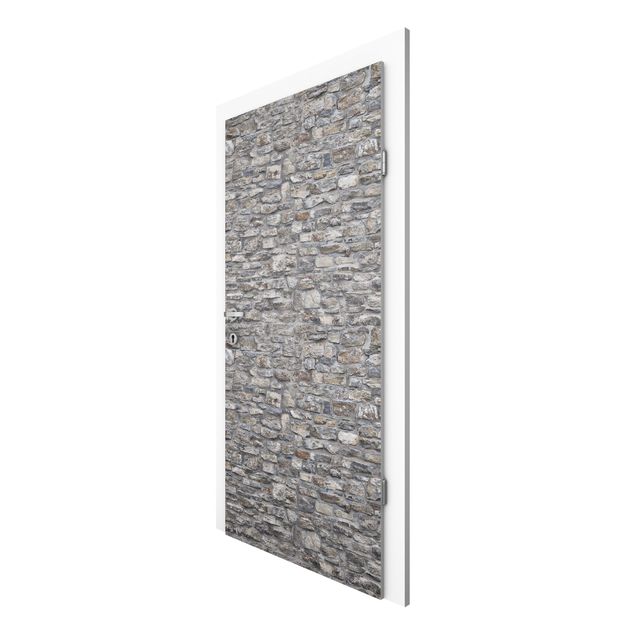 Carte da parati 3d Stone Wallpaper - Grey Natural Stone Wallpaper