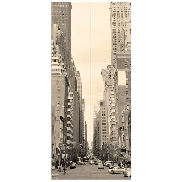 Carte da parati per porte architettura e skylines Cartolina USA