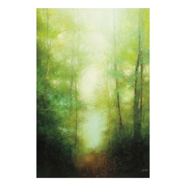 Quadri sulla natura Passeggiata nella foresta nella nebbia