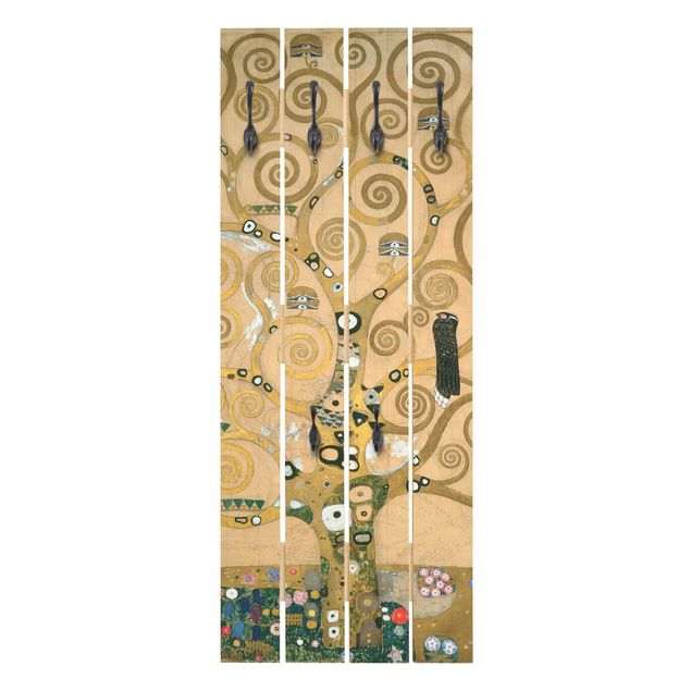 Appendiabiti pannello con paesaggio Gustav Klimt - L'albero della vita