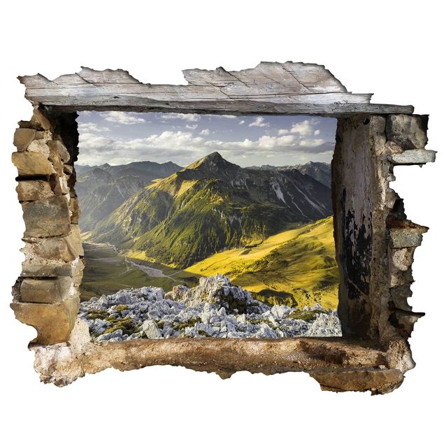 Decorazioni cucina Mountains And Valley Of The Lechtal Alps In Tirol