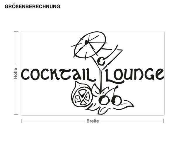 Adesivo murale - Cocktail Lounge
