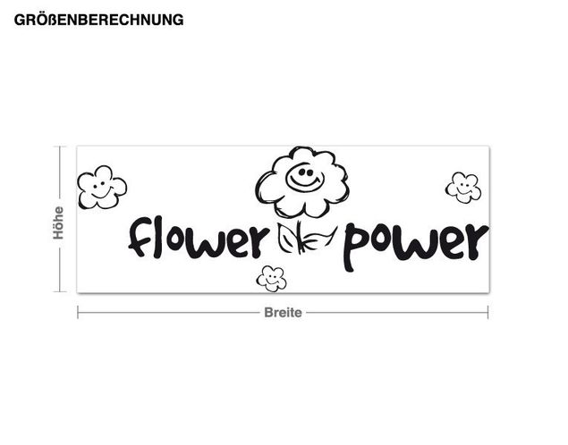 Adesivo murale - Flower Power