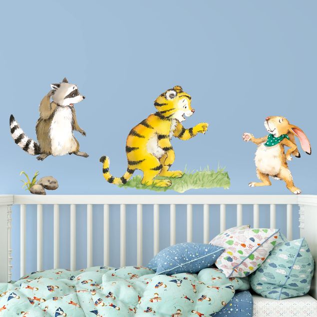 Decorazioni camera neonato Il piccolo tigrotto - Set grande di amici