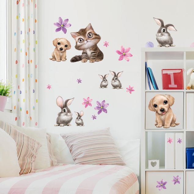 Decorazioni camera neonato Set Animali domestici