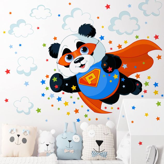 Decorazioni camera neonato Super Panda