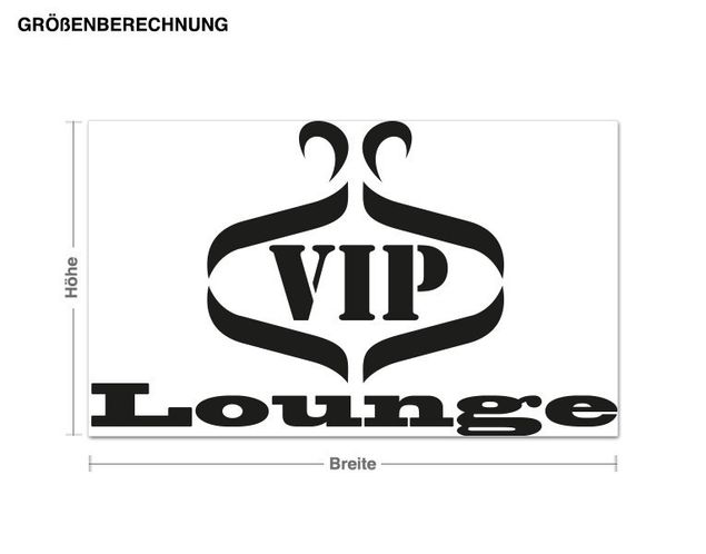 Adesivo murale - VIP Lounge