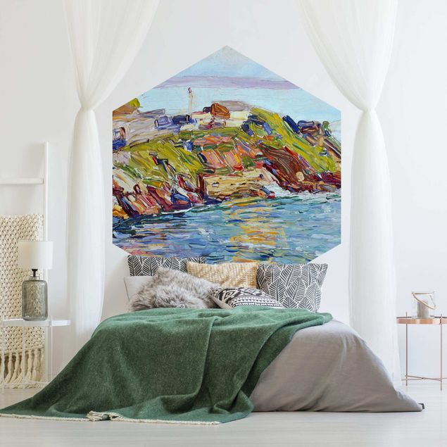 Quadro espressionismo Wassily Kandinsky - Rapallo, la baia