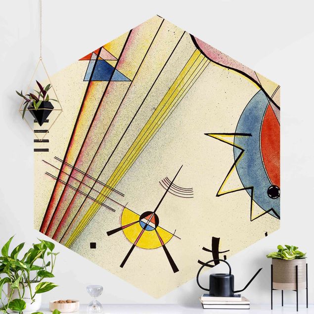 Carta da parati adesiva Wassily Kandinsky - Connessione significativa