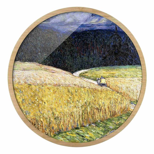 Quadri espressionisti Wassily Kandinsky - Kallmünz - Temporale (La diligenza)