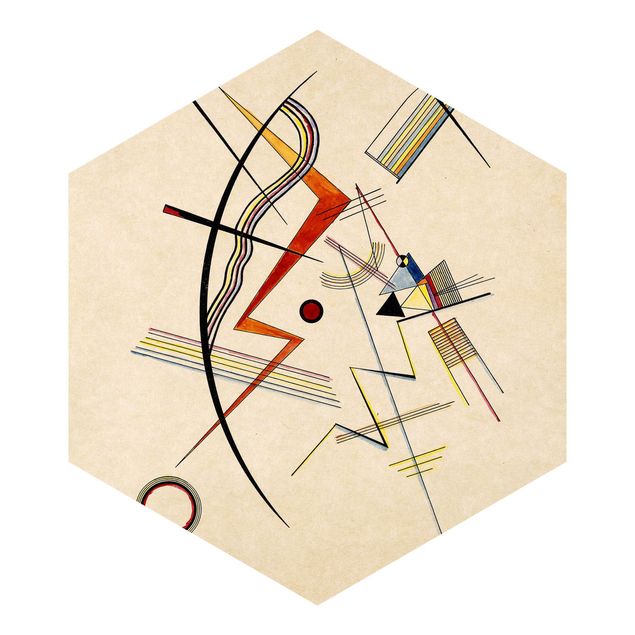 Carta da parati esagonale Wassily Kandinsky - Dono annuale alla Società Kandinsky