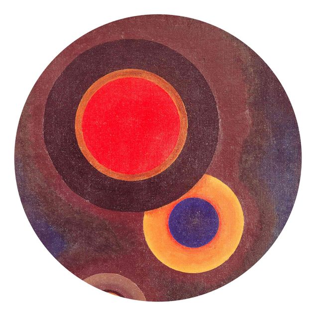 Carta da parati tessuto non tessuto Wassily Kandinsky - Cerchi e linee