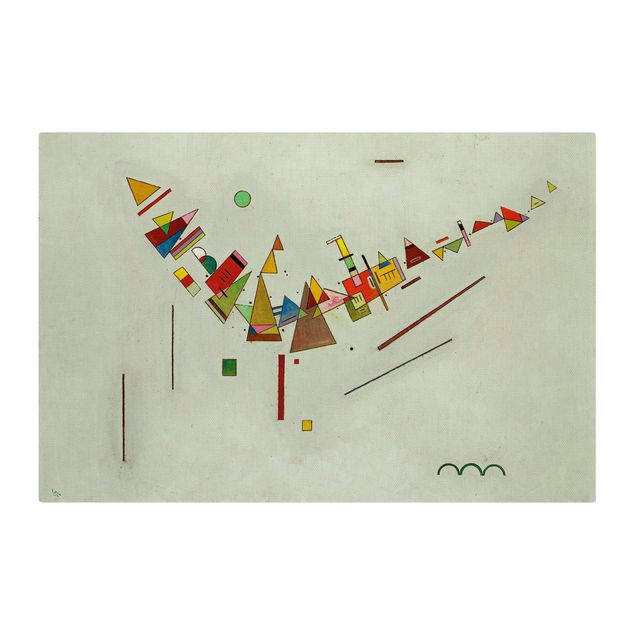 Quadro moderno Wassily Kandinsky - Momento angolare