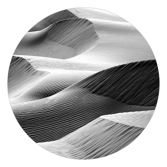 Carta da parati moderne Motivo di onda nella sabbia del deserto