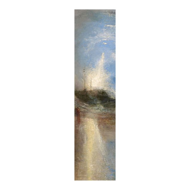Quadri Romanticismo William Turner - Razzi e luci blu (a portata di mano) per avvertire i battelli a vapore della presenza di secche
