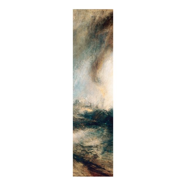 Quadro romanticismo William Turner - Tempesta di neve - Barca a vapore al largo della bocca del porto