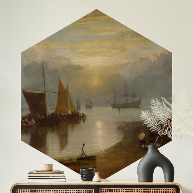 Romanticismo quadri William Turner - Il sole che sorge attraverso il vapore