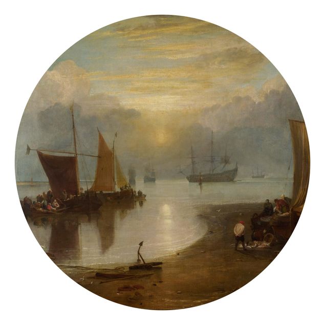 Stile di pittura William Turner - Il sole che sorge attraverso il vapore