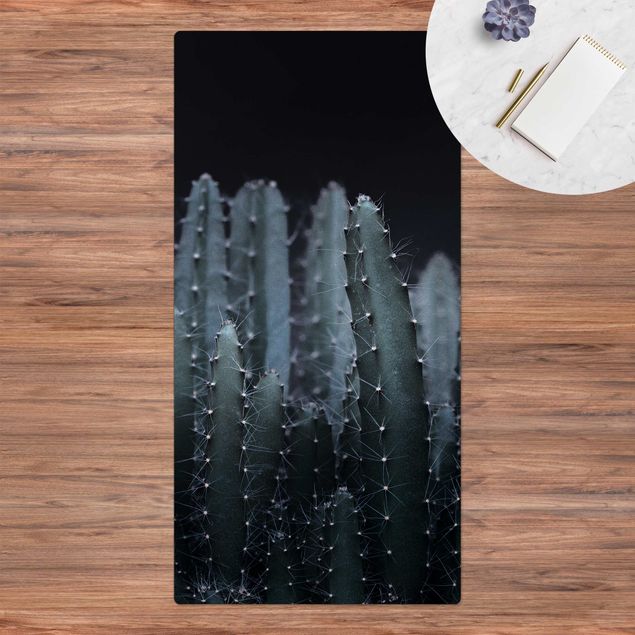 tappeto passatoia Cactus del deserto di notte