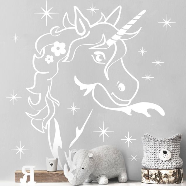 Adesivi murali Unicorno magico