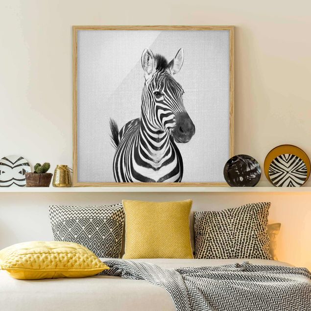 Quadri zebra Zebra Zilla Bianco e Nero